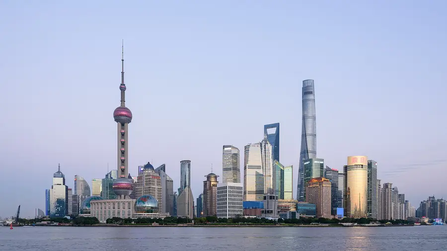 Pudong financial district skyline, Shanghai